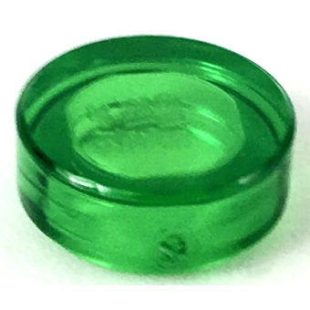 Tegel, Rond 1x1 Trans Green